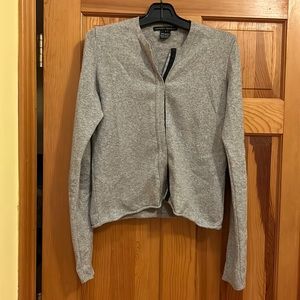 Laundry Industry Light Gray Cardigan Sweater